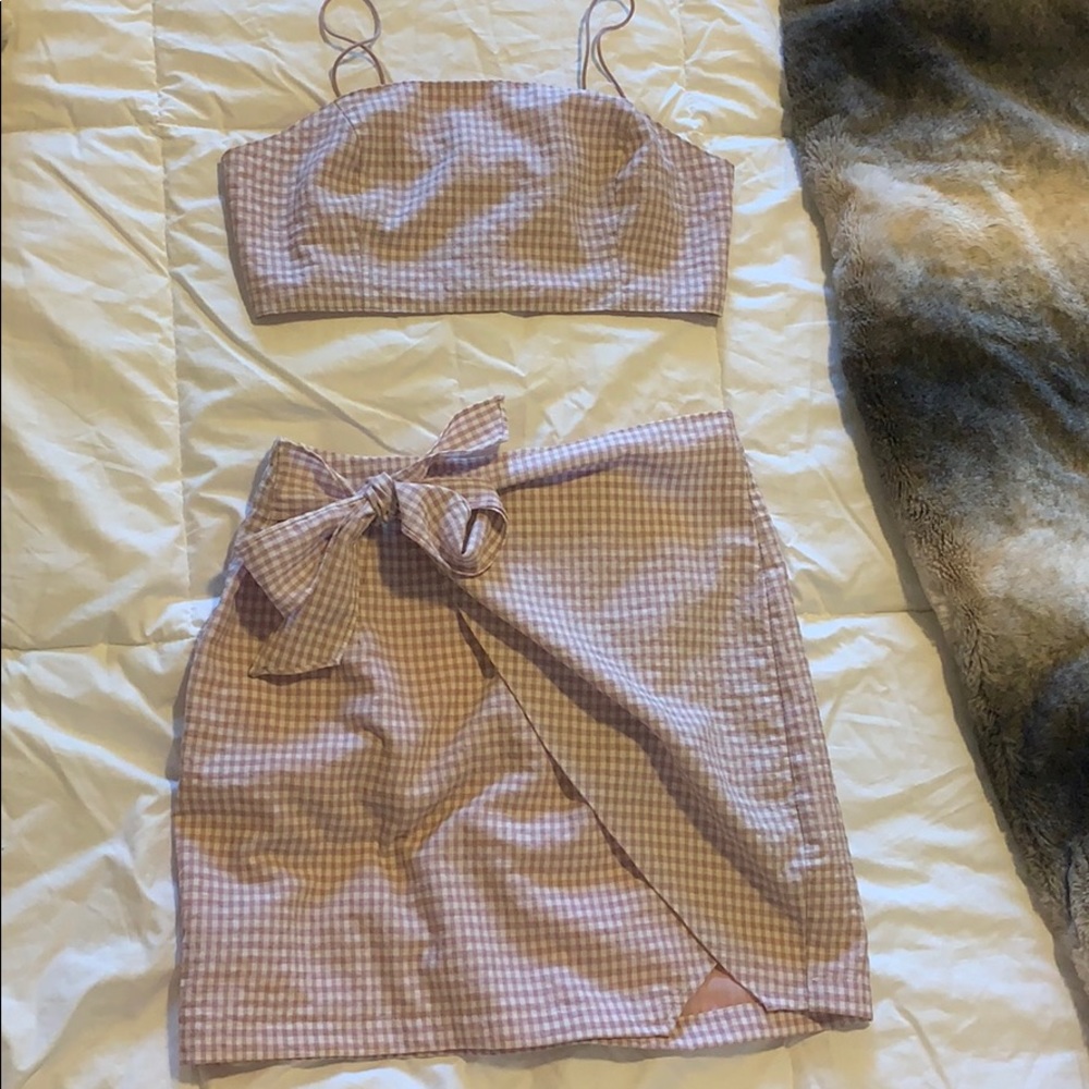 Wrap Skirt and Top Set